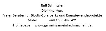 Ingenieurbüro für Biodiv-Solarparks und Energiewendeprojekte